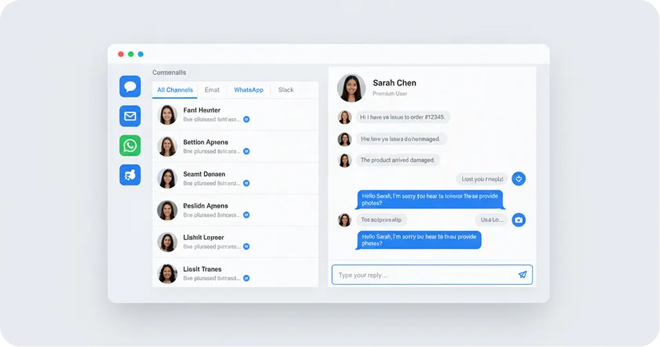 Omnichannel AI Support Hub