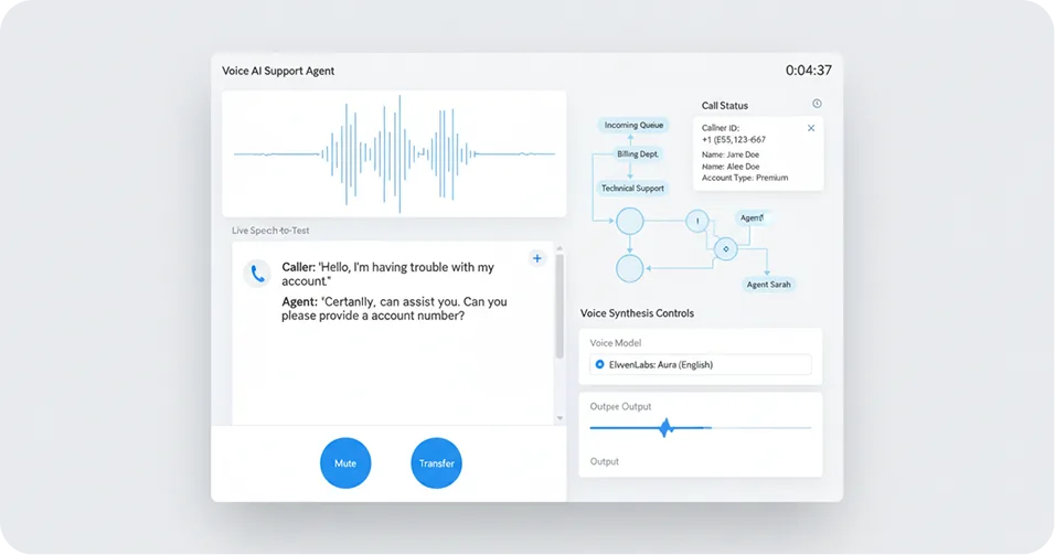 Voice AI Support Agent