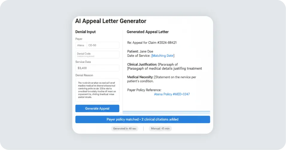 AI Appeal Letter Generator