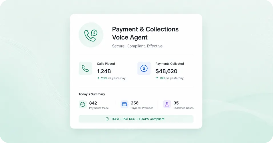 Payment & Collections Voice Agent