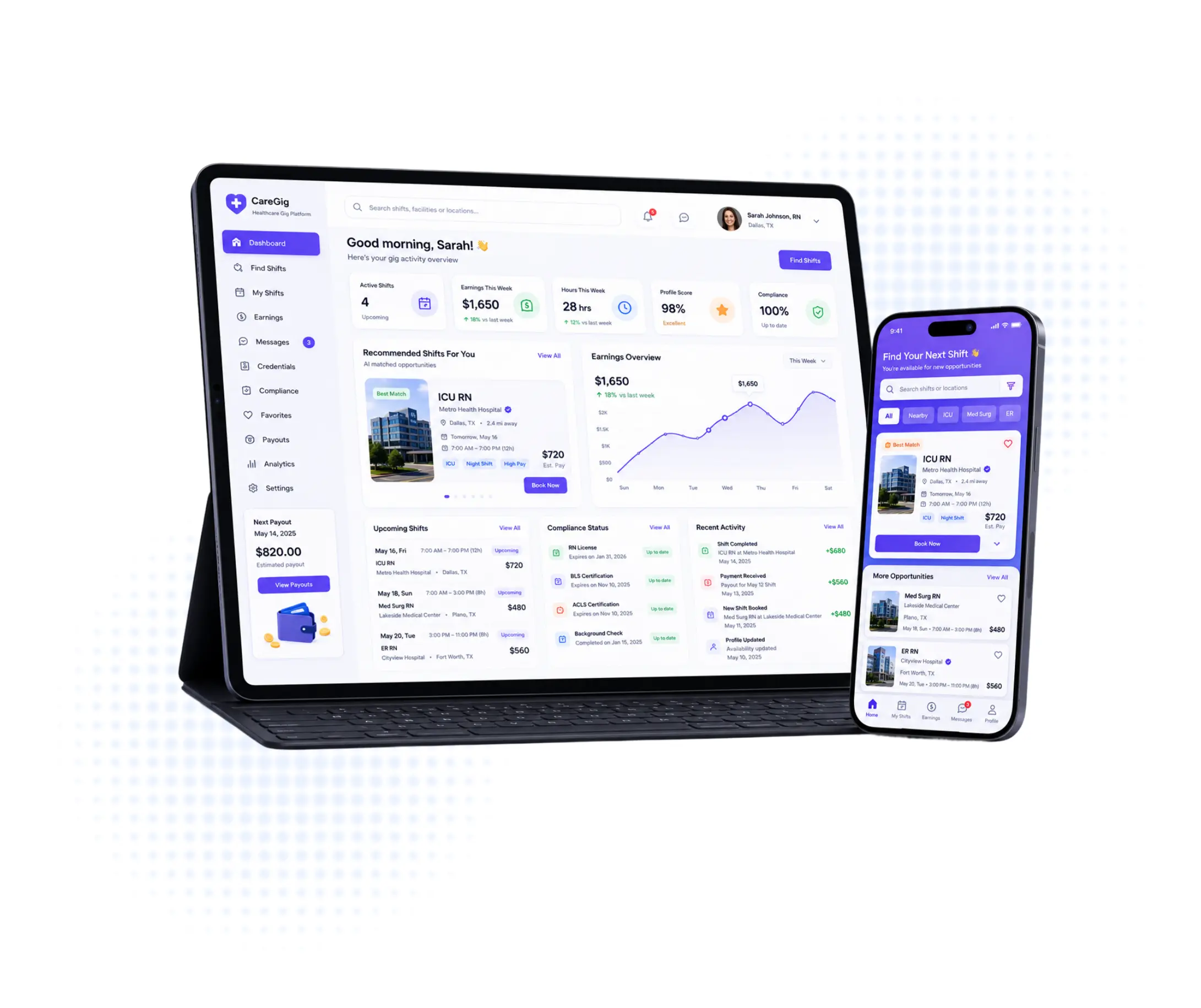 Healthcare Gig Economy Platform Development in USA