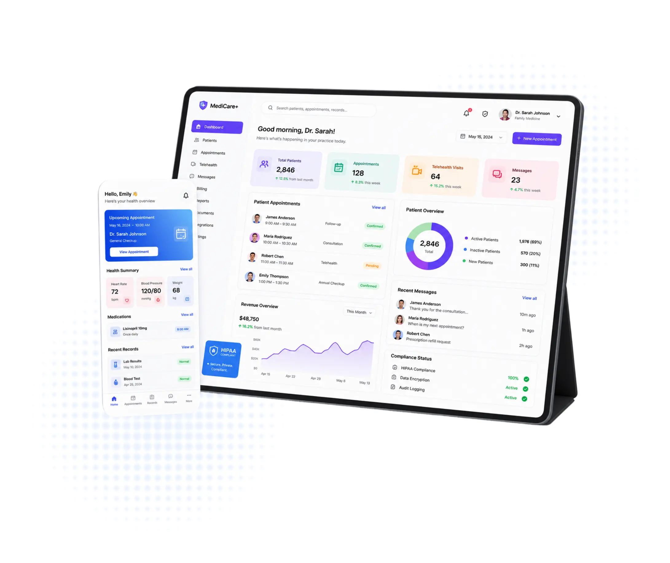 HIPAA-Compliant App Development Company in USA