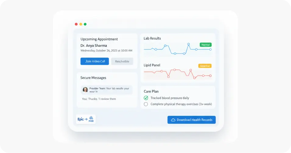 Patient Portal & Engagement App