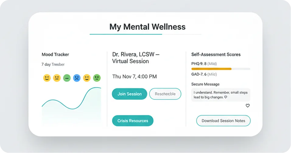 Mental Health Patient Portal