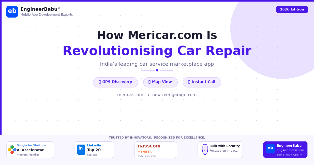 Automotive Mobile App Development Case Study: MeriCAR