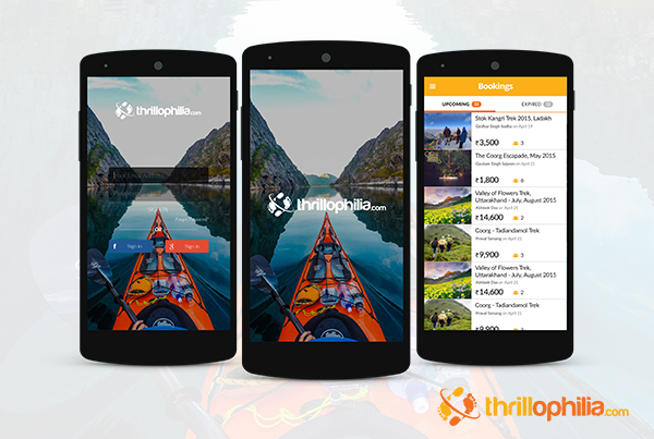 Thrillophilia Mobile App