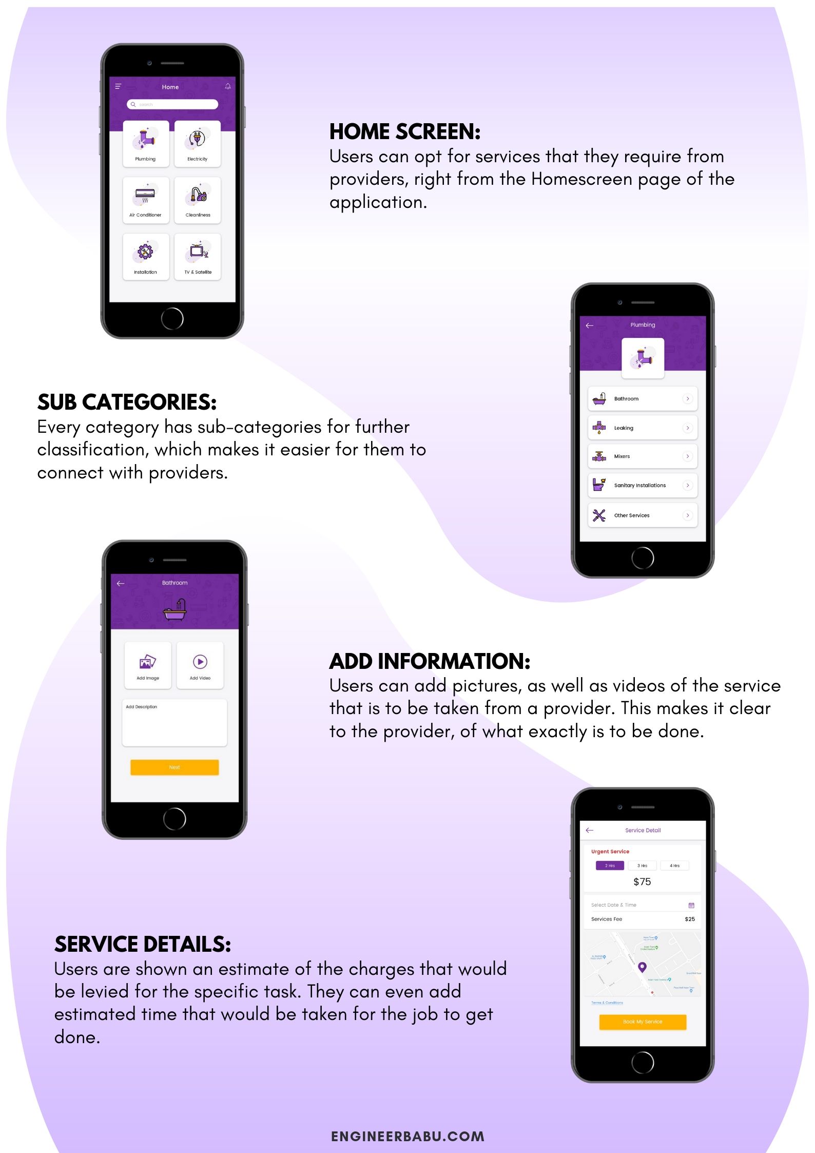 service providers mobile app