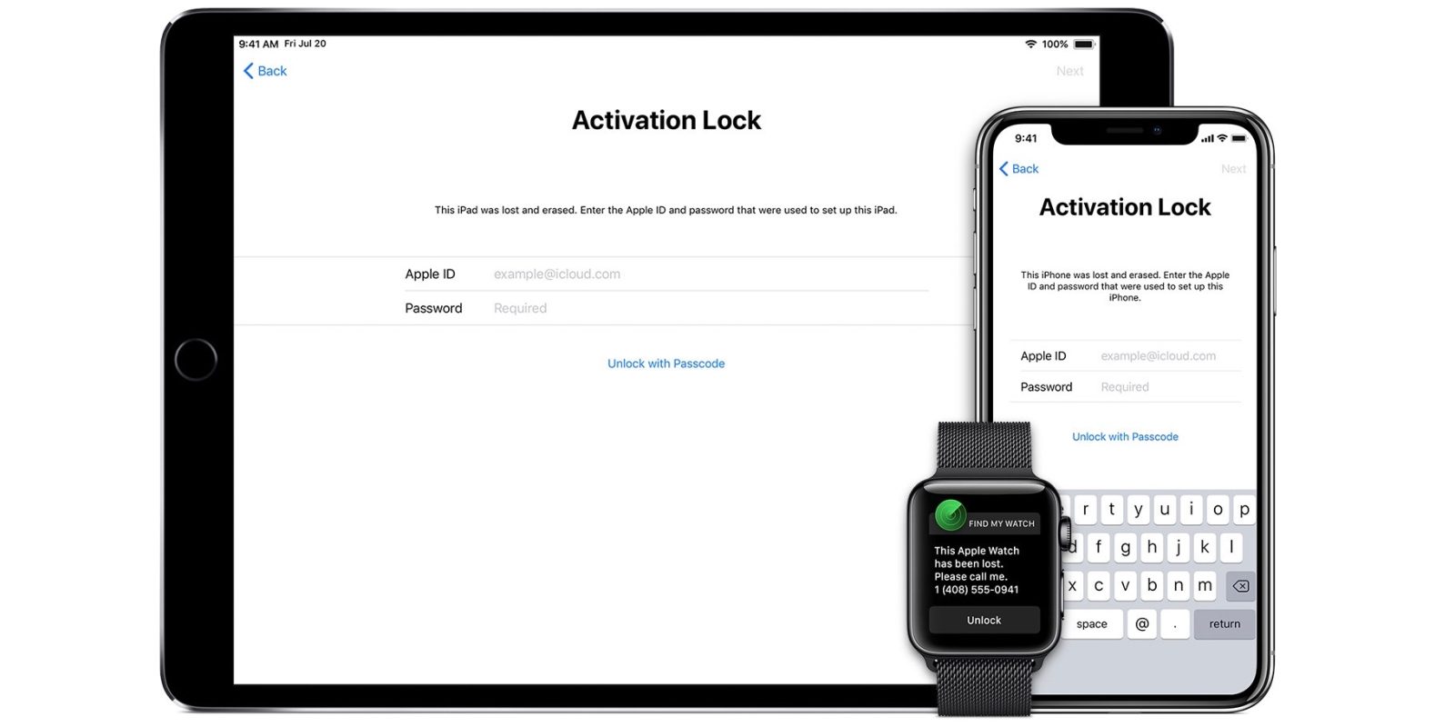 activation lock in iOS mobile apps