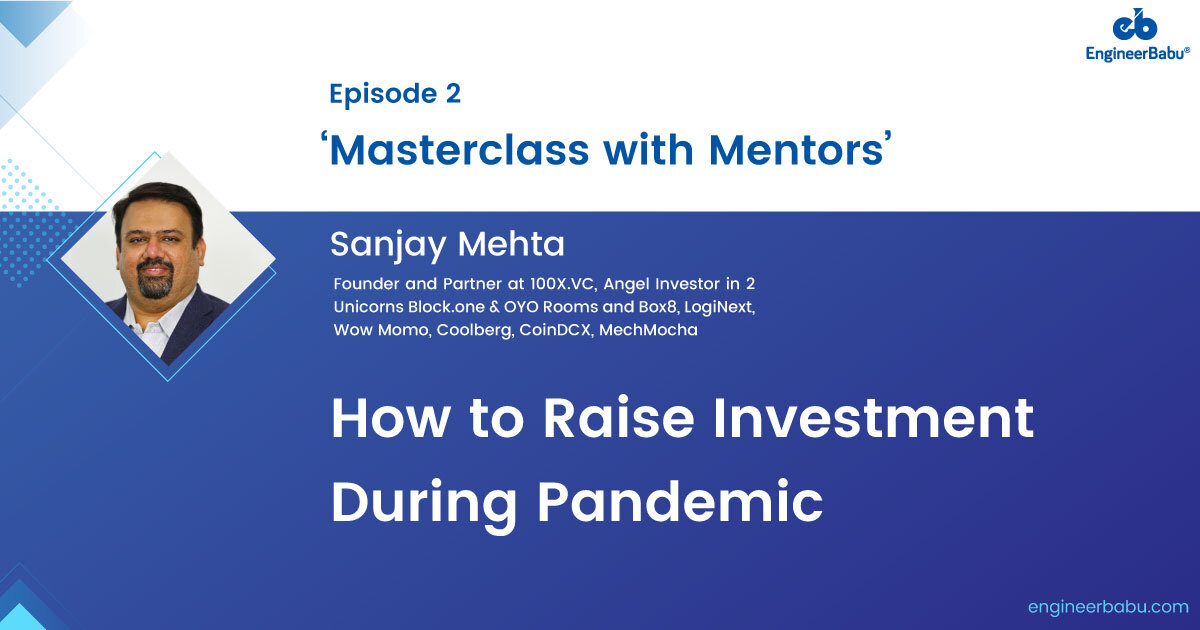 session by sanjay mehta on Investment during Pandemic