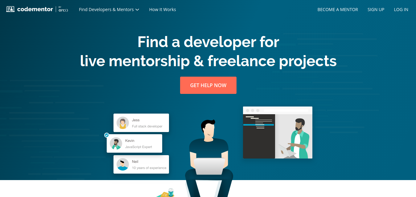 hire remote developers from Codementors
