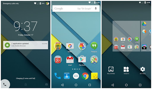 lollipop version of android