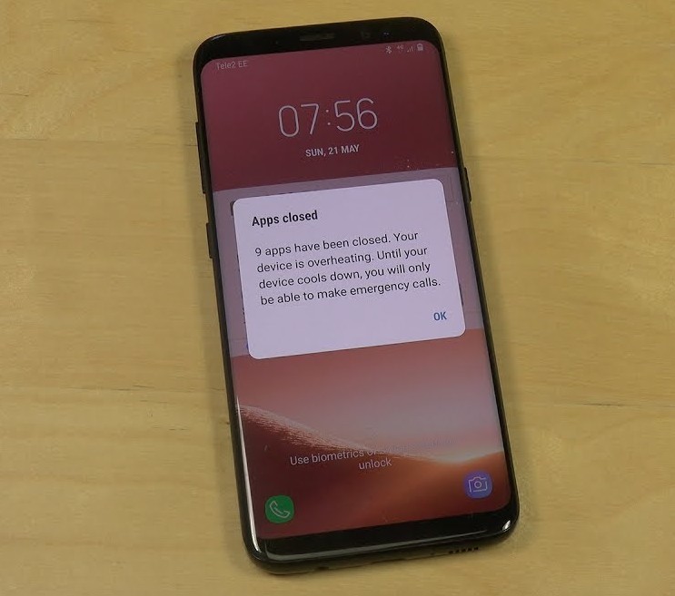 Android Q overheating Feature