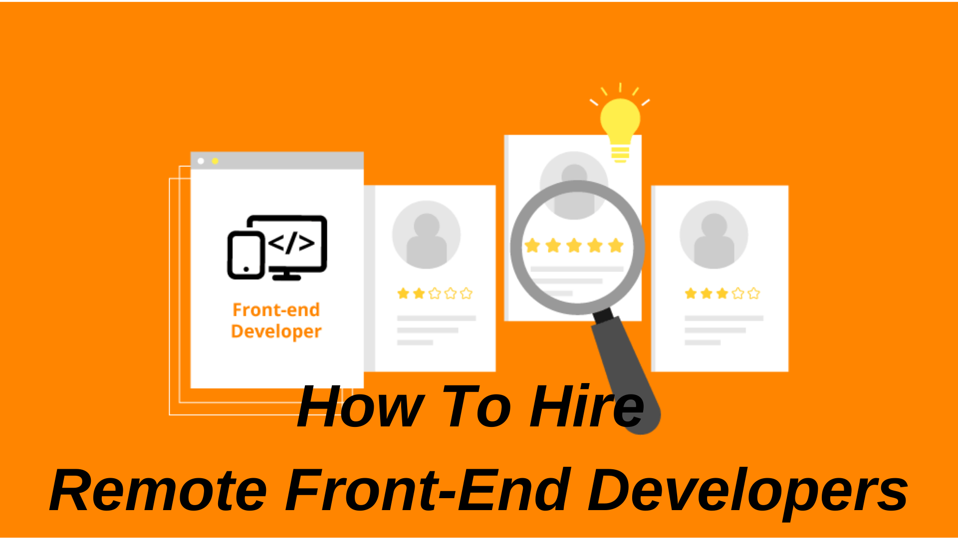 Hire remote front-end developers