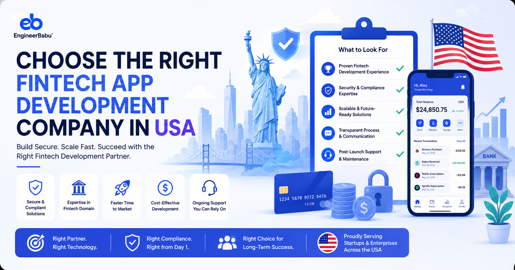 Choose the Right Fintech App Development Company in USA