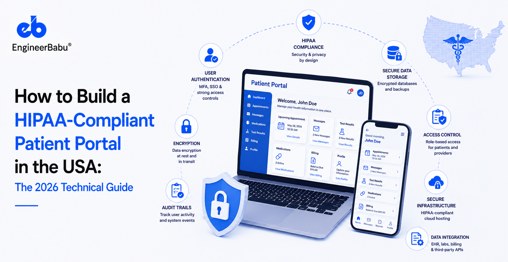 How to Build a HIPAA-Compliant Patient Portal in the USA: The 2026 Technical Guide