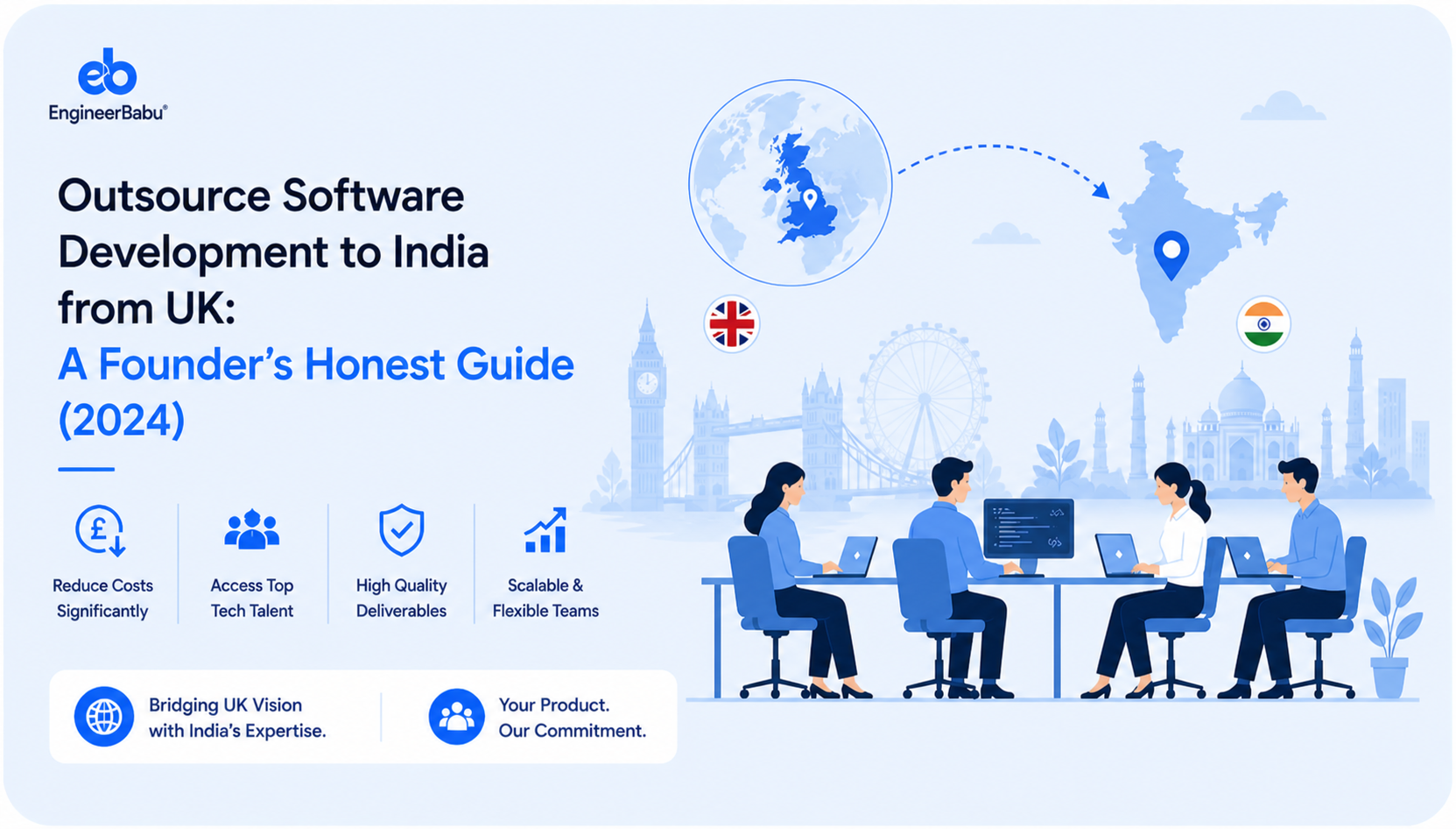 Outsource Software Development to India from UK: A Founder’s Honest Guide (2026)