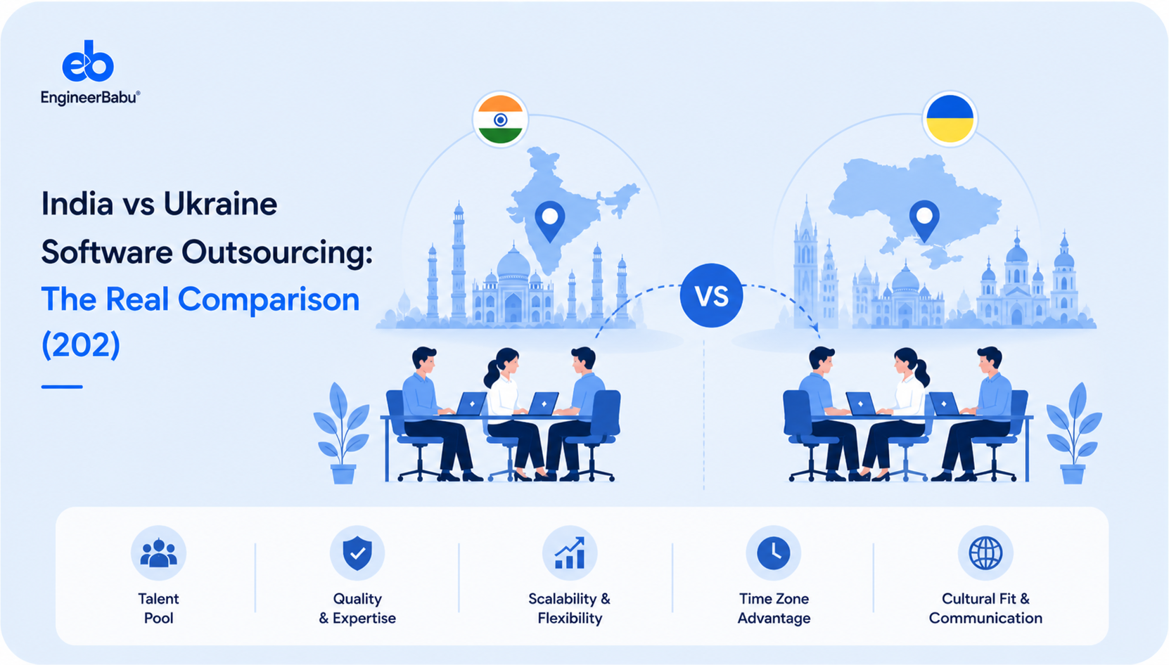 India vs Ukraine Software Outsourcing: The Real Comparison (2026)