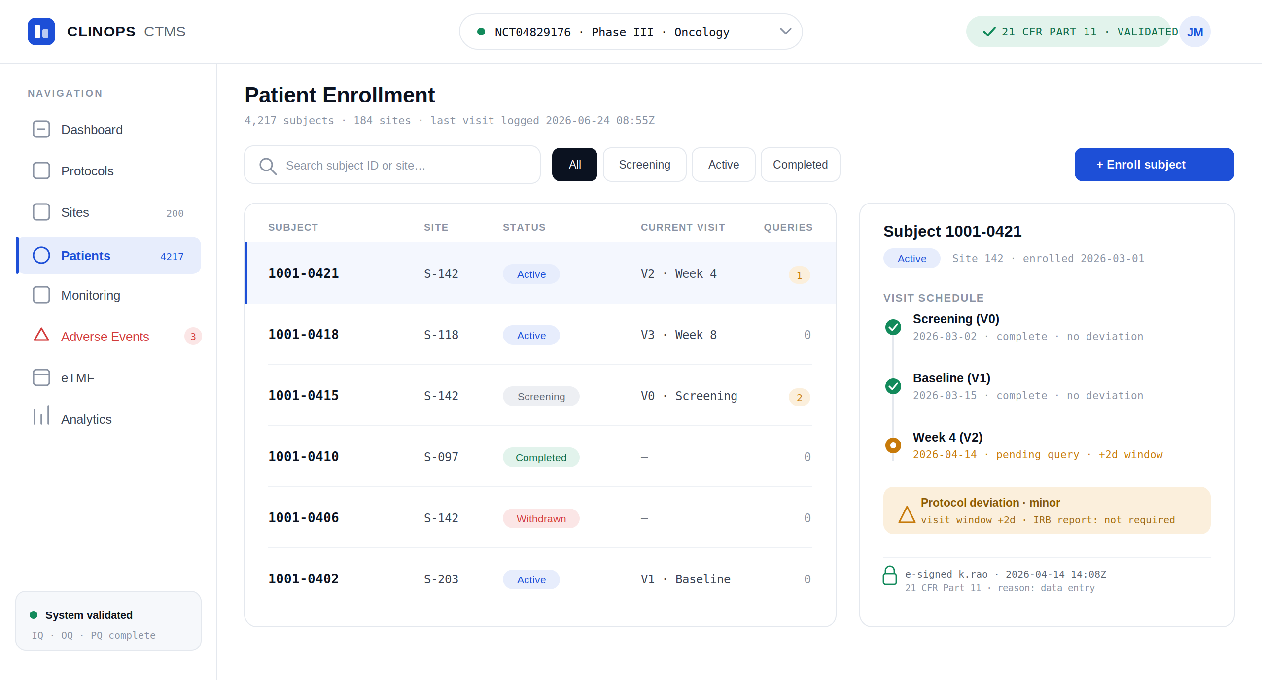 How to Build a Clinical Trial Management System - Protocol Tracking, Site Management, eTMF, FDA 21 CFR Part 11 2026 5 02 app design