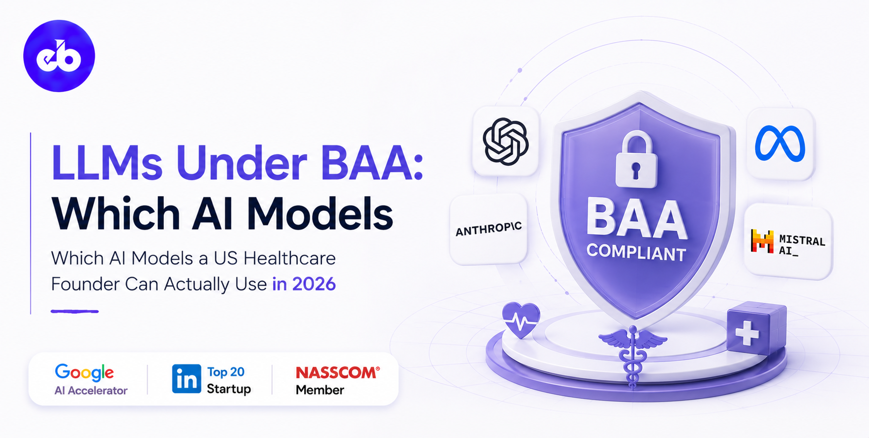 LLMs Under BAA: Which AI Models a US Healthcare Founder Can Actually Use in 2026