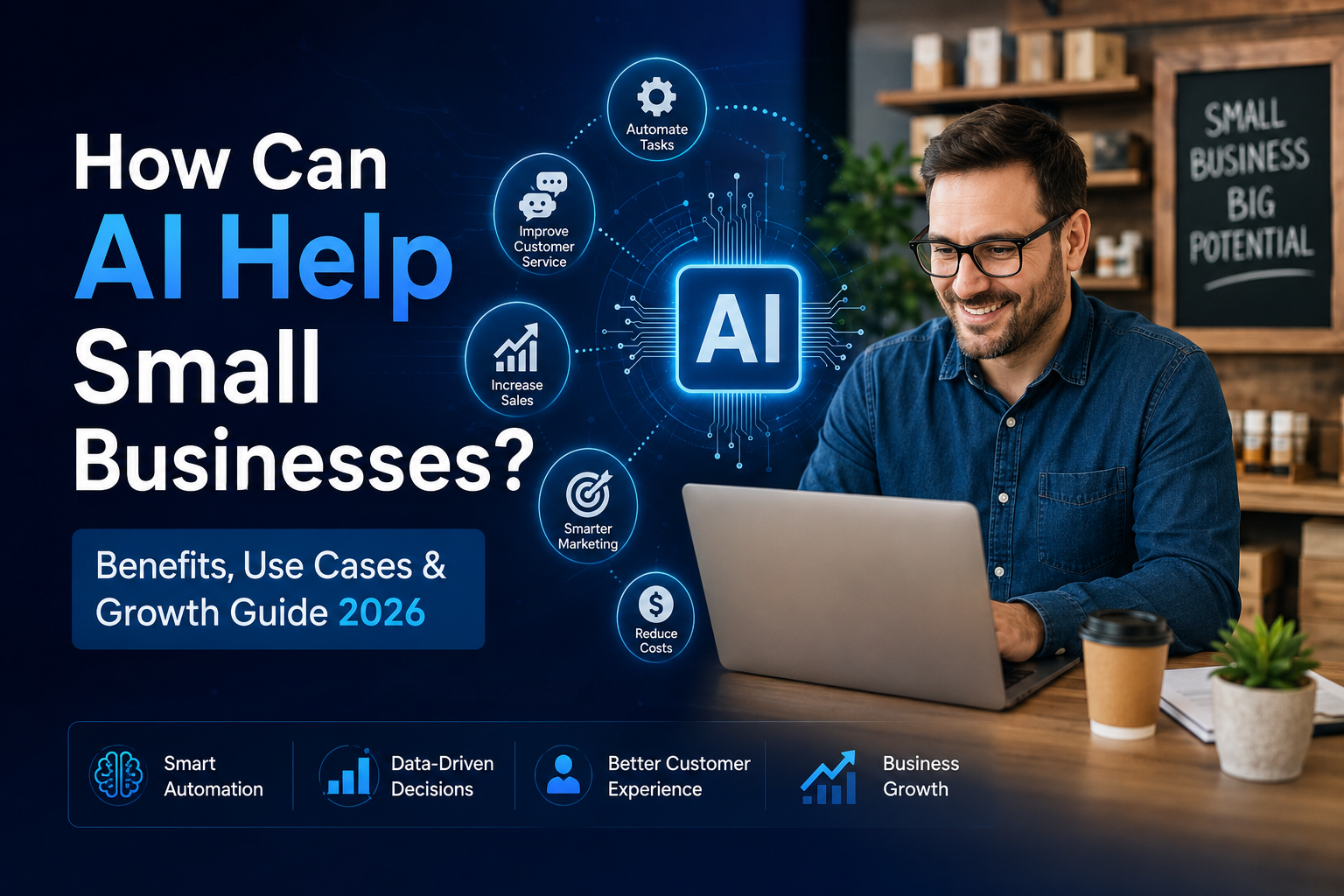How Can AI Help Small Businesses? Benefits, Use Cases & Growth Guide 2026