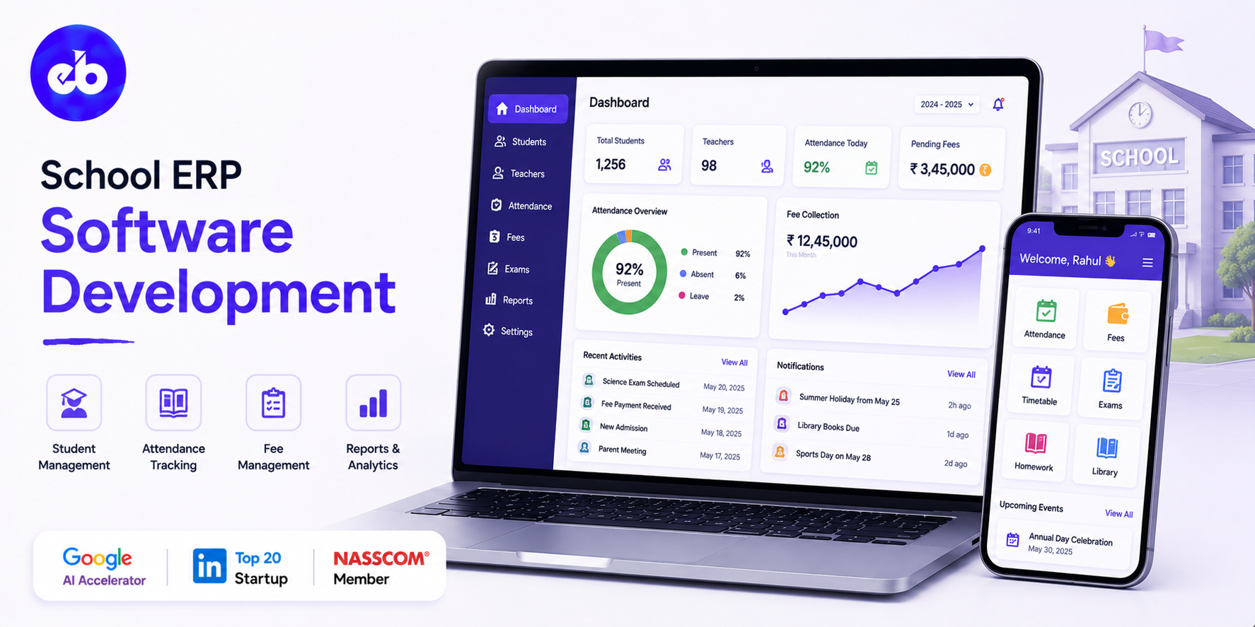 How to Build a School ERP, Admissions, Fee Management, Timetable, Attendance, Parent Communication 2026