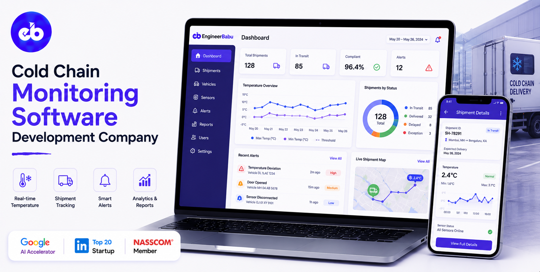 How to Build a Cold Chain Monitoring Platform, IoT Temperature Tracking, Excursion Alerts, Compliance Reporting 2026