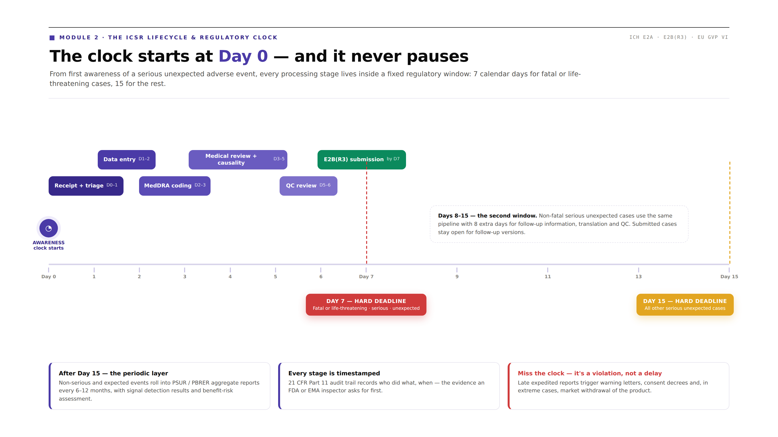 18 reporting timeline