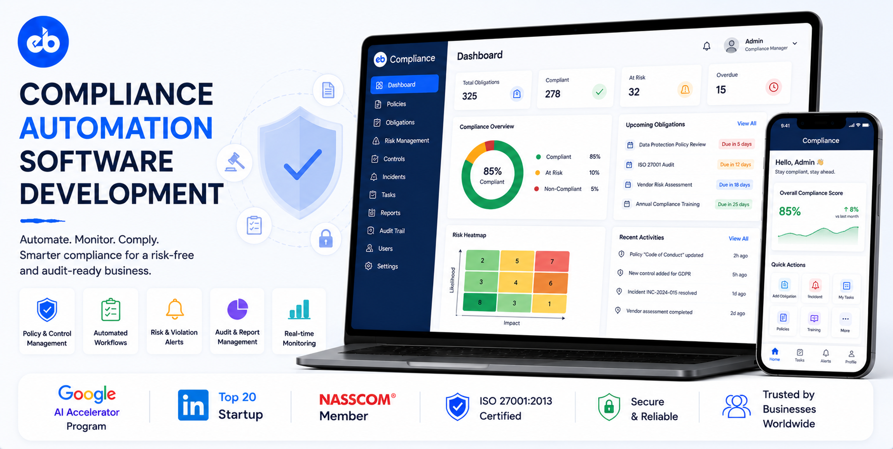 How to Build a Compliance Automation Platform, Policy Management, Risk Register, Audit Workflow, and Regulatory Reporting 2026