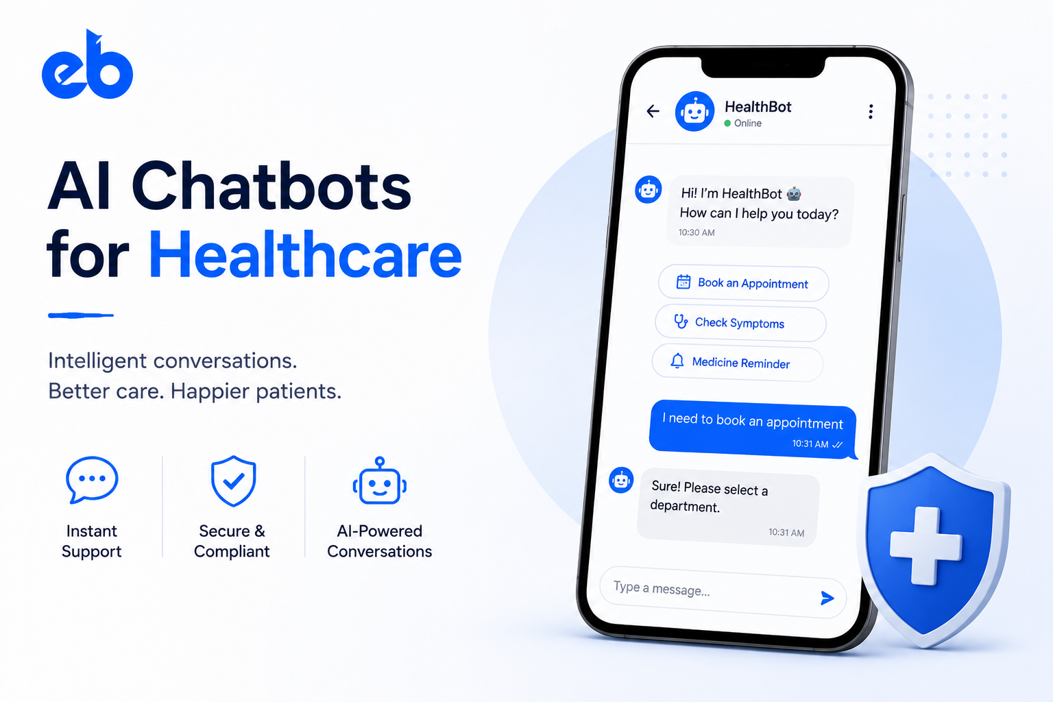 AI Chatbots for Healthcare: Use Cases and Benefits