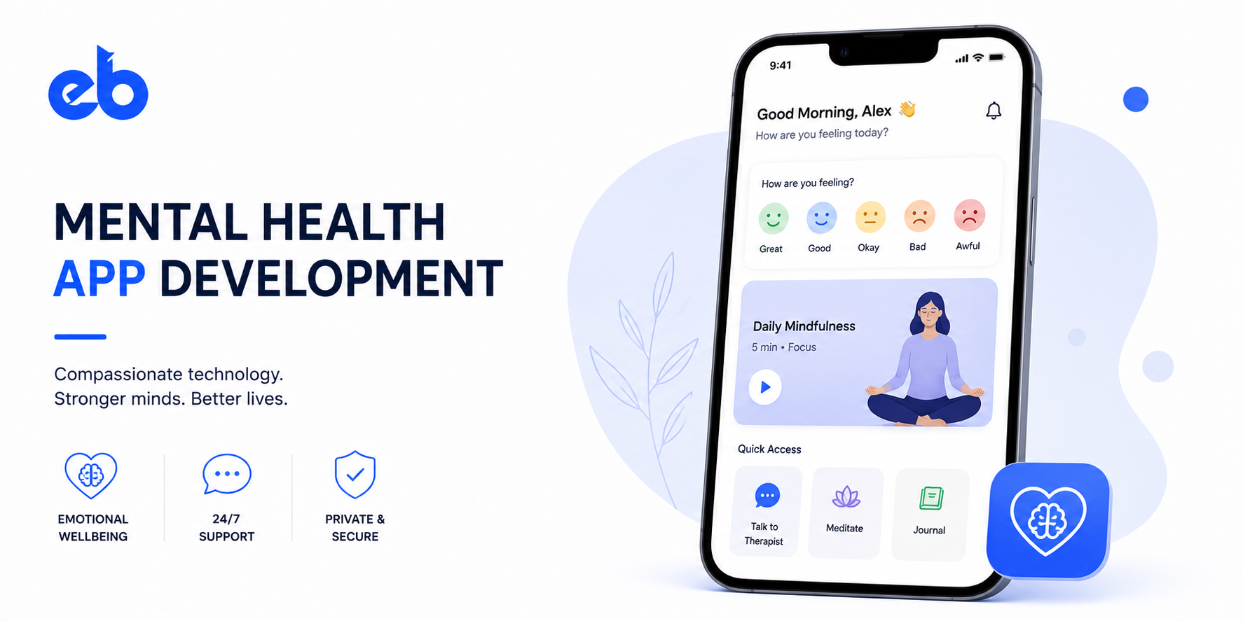 Mental Health App Development: Features, Compliance, and Cost