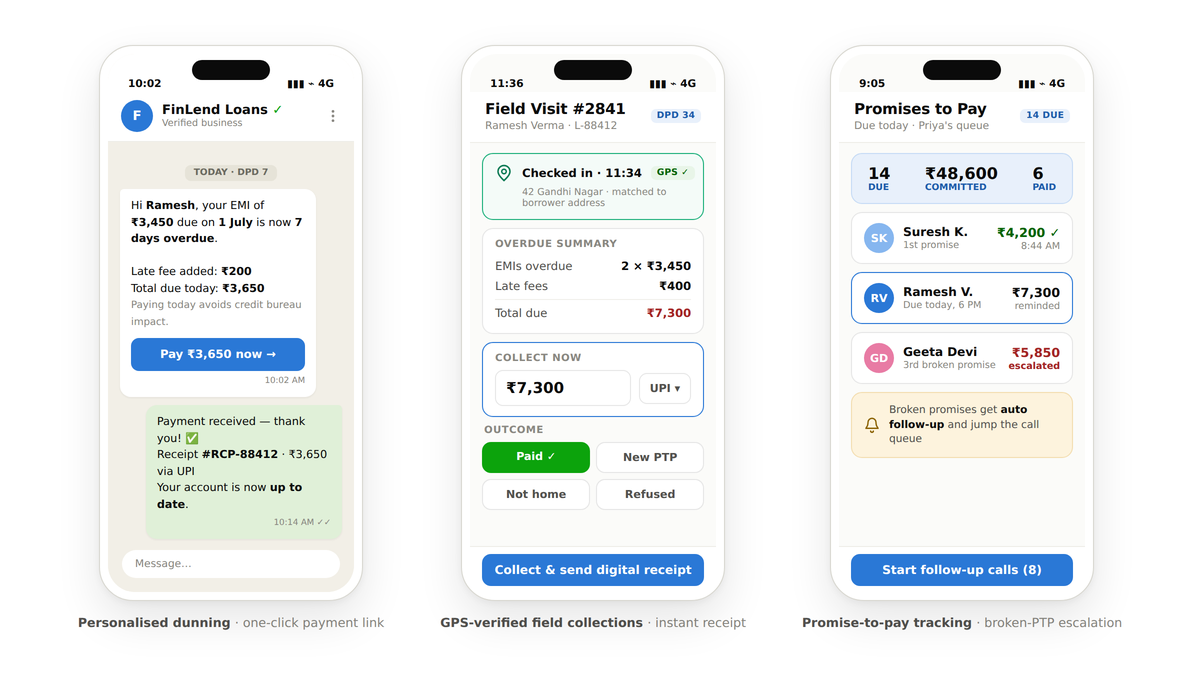 collections app screens