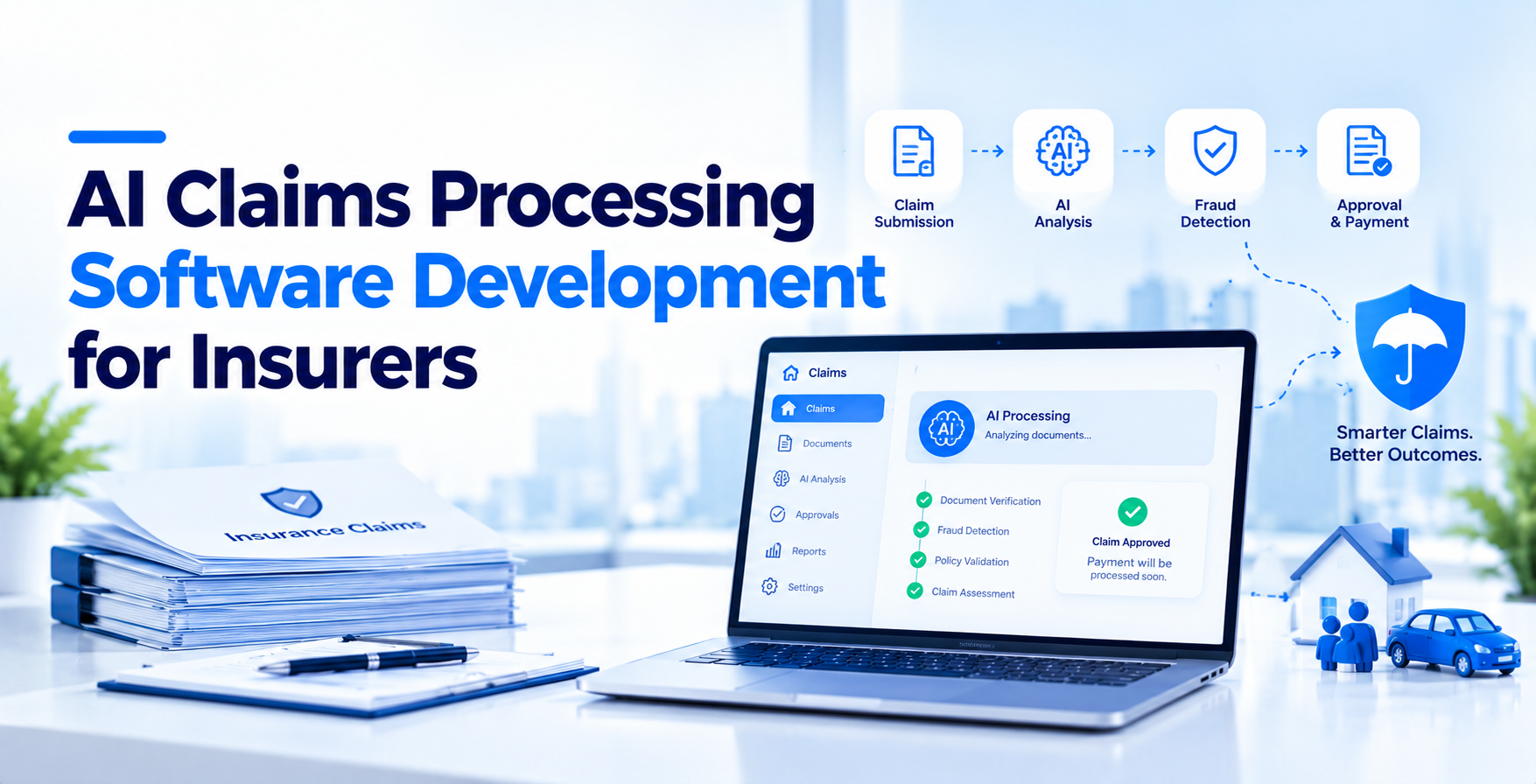 AI Claims Processing Software Development for Insurers