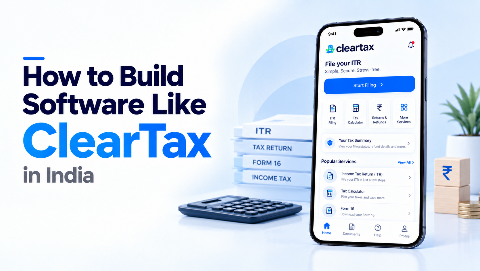 How to Build Software Like ClearTax (2026 Guide)