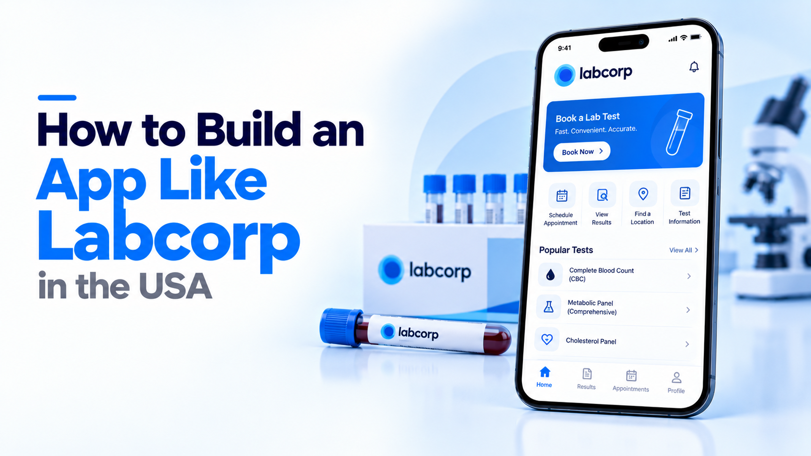 How to Build an App Like Labcorp in the USA