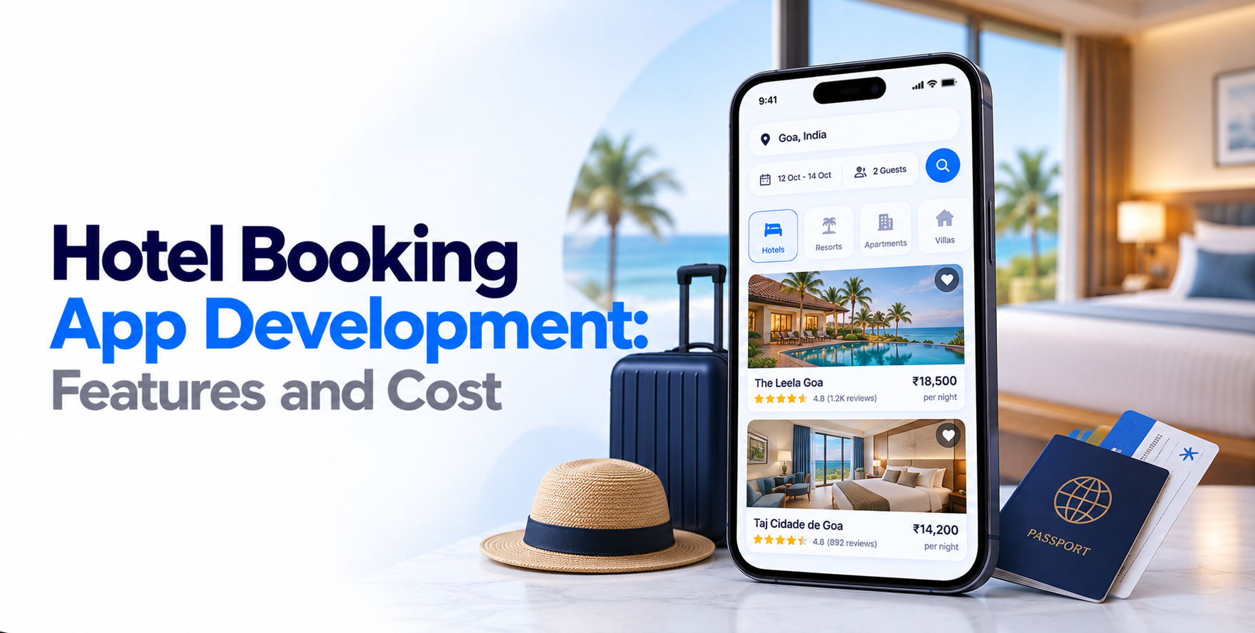 Hotel Booking App Development: Features and Cost