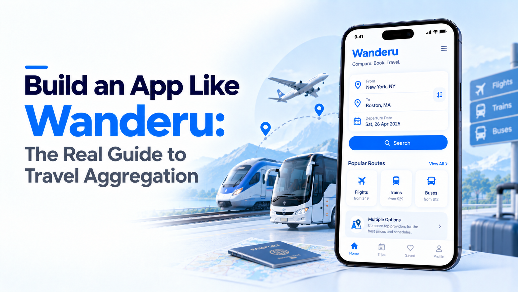Build an App Like Wanderu: The Real Guide to Travel Aggregation (2026)