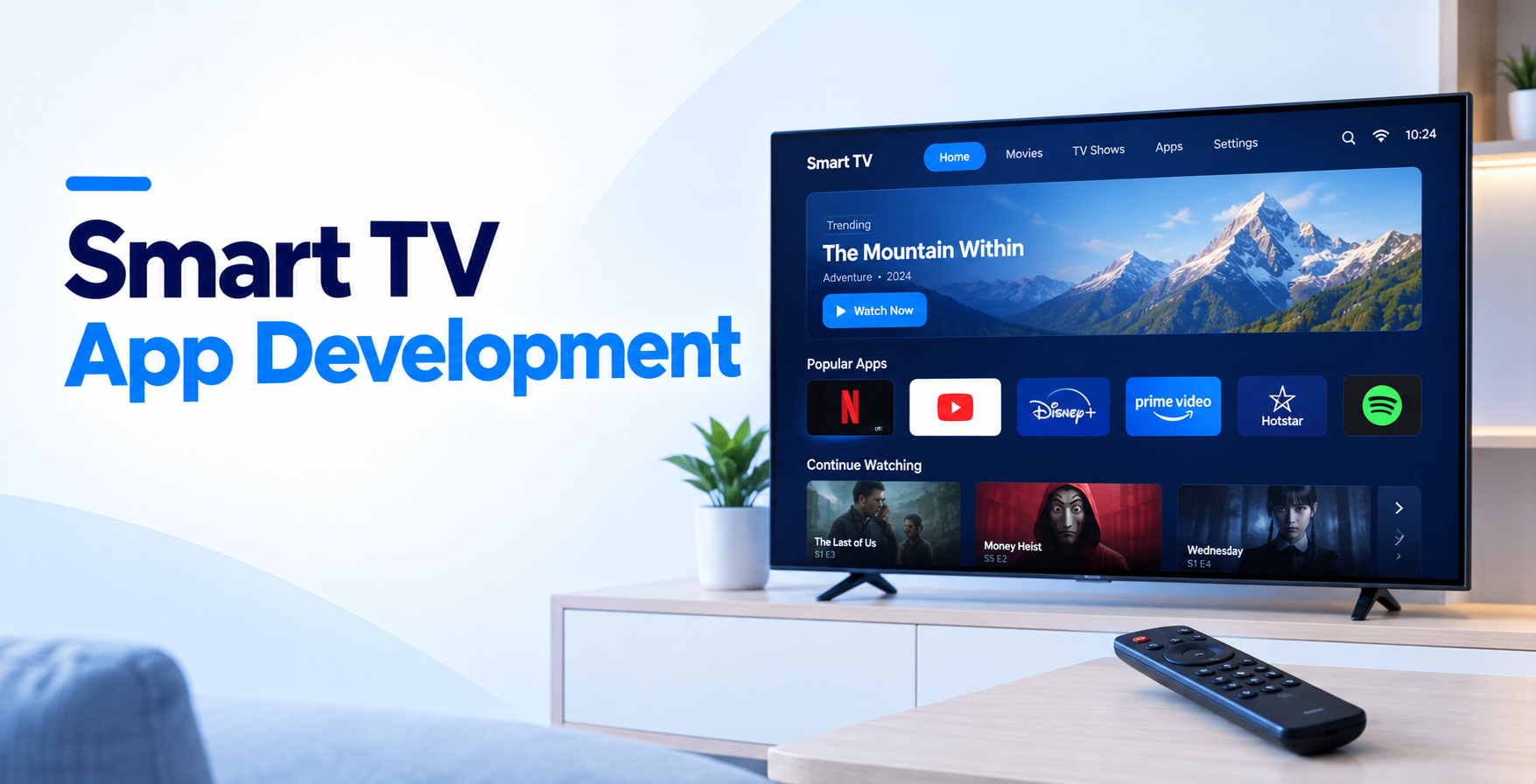 Smart TV App Development: Roku, Fire TV and tvOS Compared