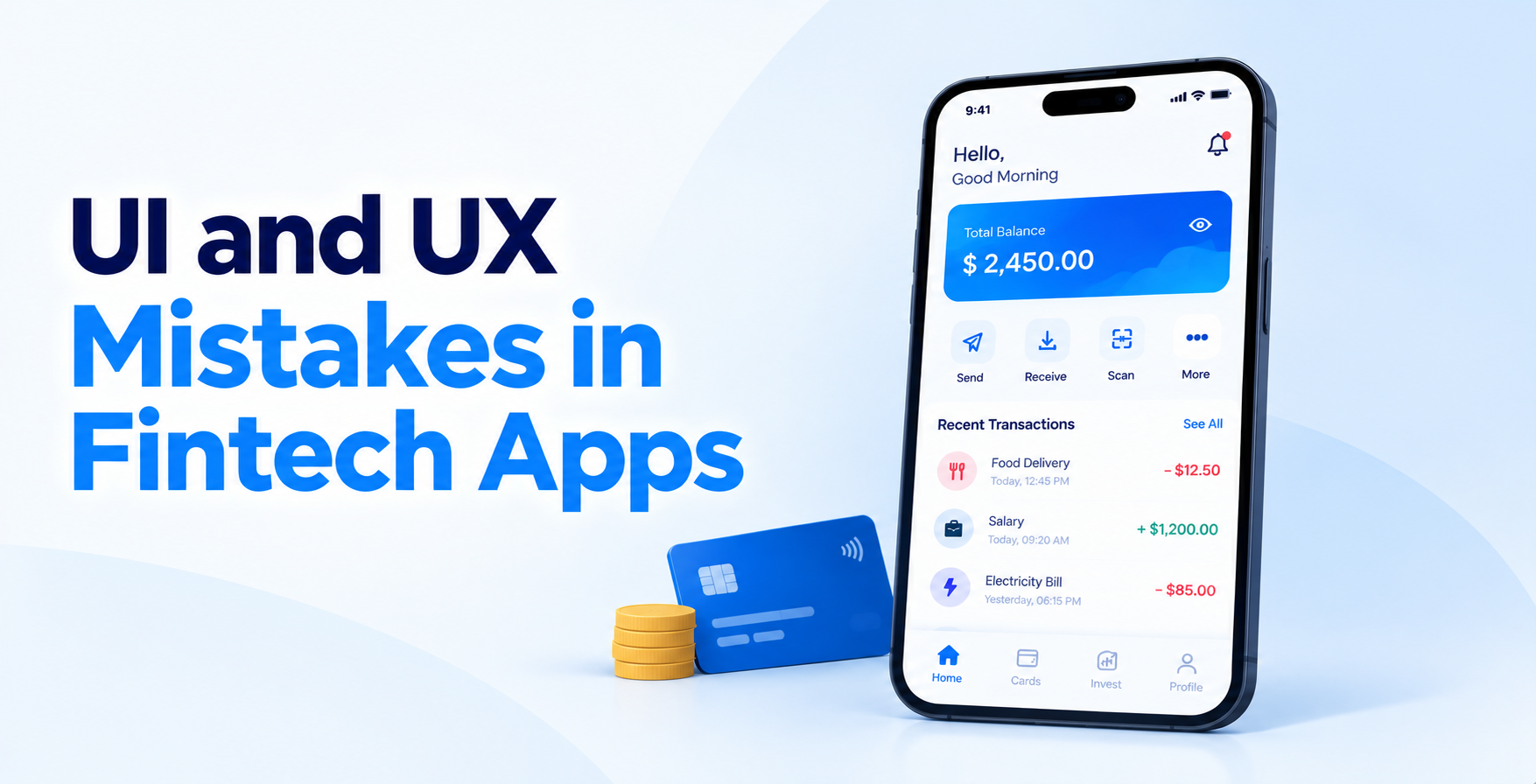 UI and UX Mistakes in Fintech Apps: 8 That Kill Conversion
